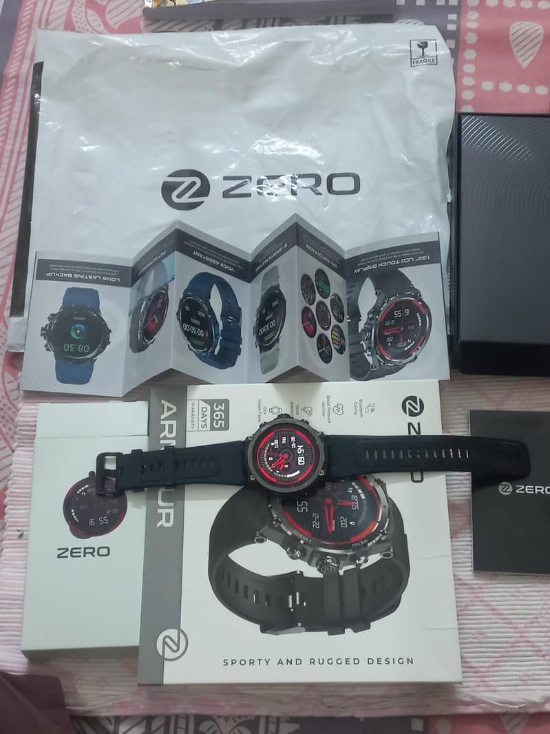 Zero Armour Smart Watch - Bluetooth Calling 1