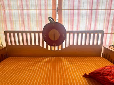 Wooden Bed with Mattress for sale