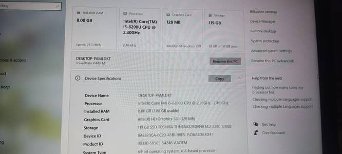 Acer i5 6th generation laptop