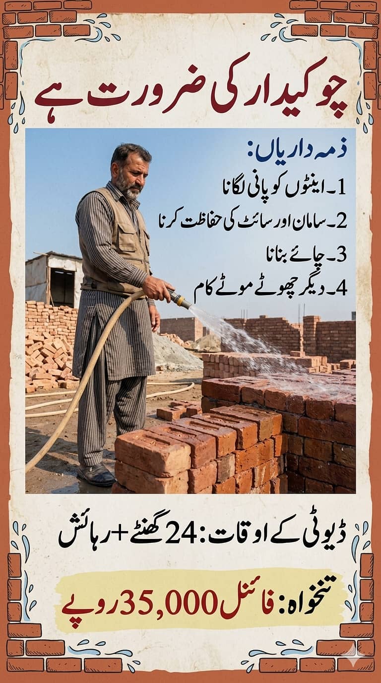 چوکیدار کی ضرورت ہے 0