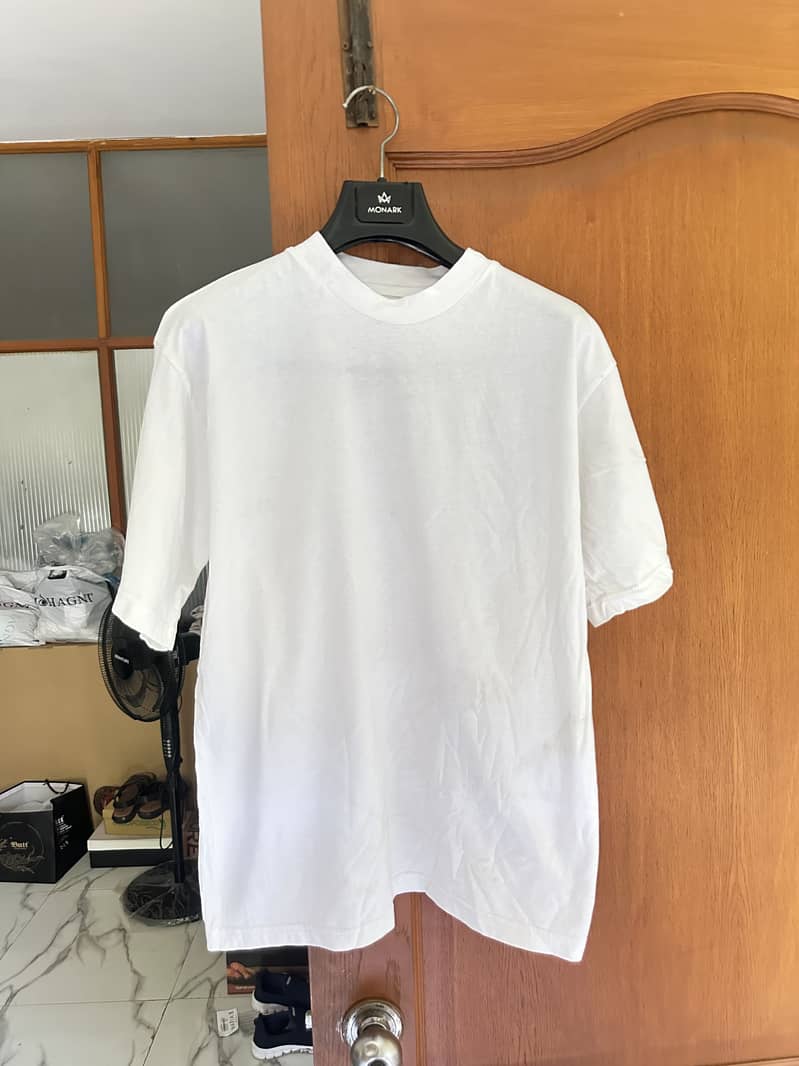 T shirts oversized drop shoulder solid 1