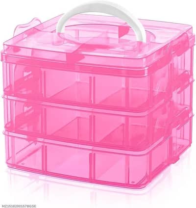 Pink Multi- jewelry organizer box