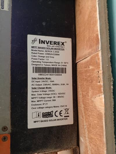 inverex 2.2 solar inverter