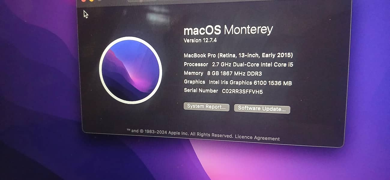 Macbook Pro 2015 Model 2