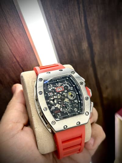 Richard Mille RM001 amazing red sporty watch!