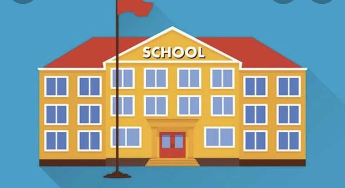 Running school building 0