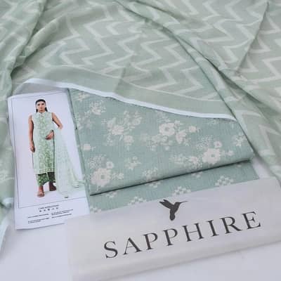 women 3 piece branded suit 100% pure lawn