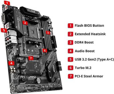 TOMAHAWK B450 MAX MOTHERBOARD