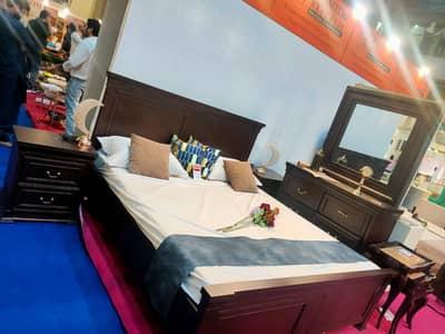 Complete Bedroom Set | Pure Sheesham Wood | New | Lahore