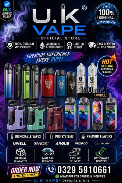 VAPES | PODS | MOD | E-Liquids | Disposable Pods