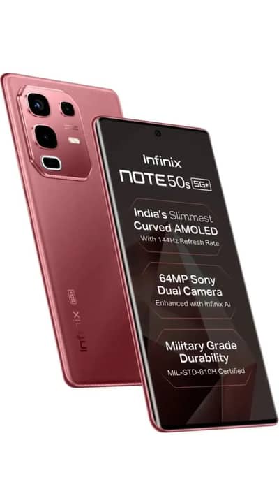 Infinix Note 50 s . edge screen 5g