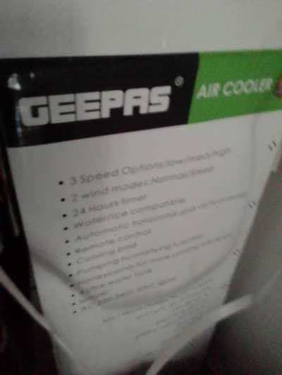 geepas aircooler