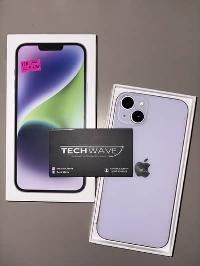 iPhone 14 plus 128gb LLA Factory Unlocked Purple with box