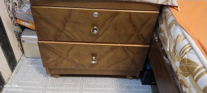 Bed side table and Dressing table with mirror