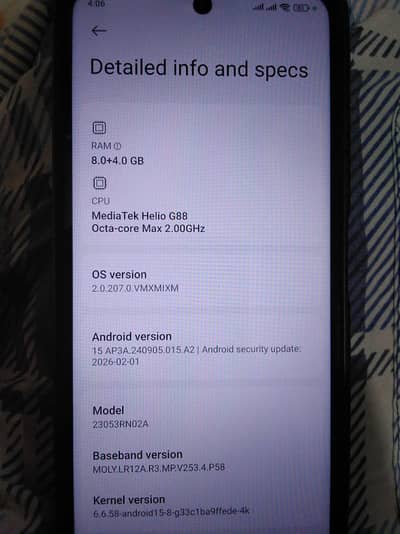 Redmi 12 official approved 8/128