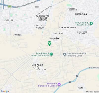 1 Kanal Plot For Sale DHA Phase 9 Prism C Block
