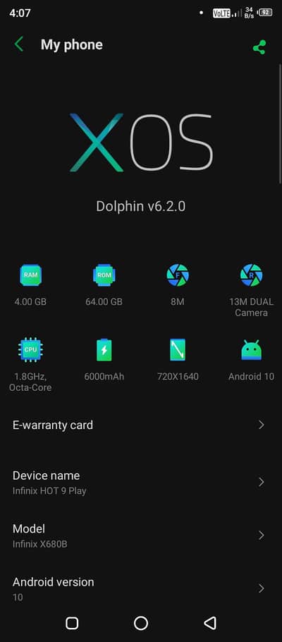Infinix Hot 9 Play