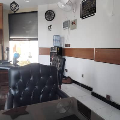 Fully Furnished Commercial Space For Rent Ground, Basement & Mezzanine DHA Phase 7 Extension