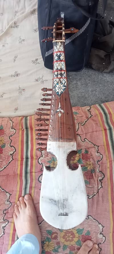 Half sadaf 28" old rabab with bag what's app 03135420314