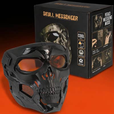 Bike skull face mask for bike ride