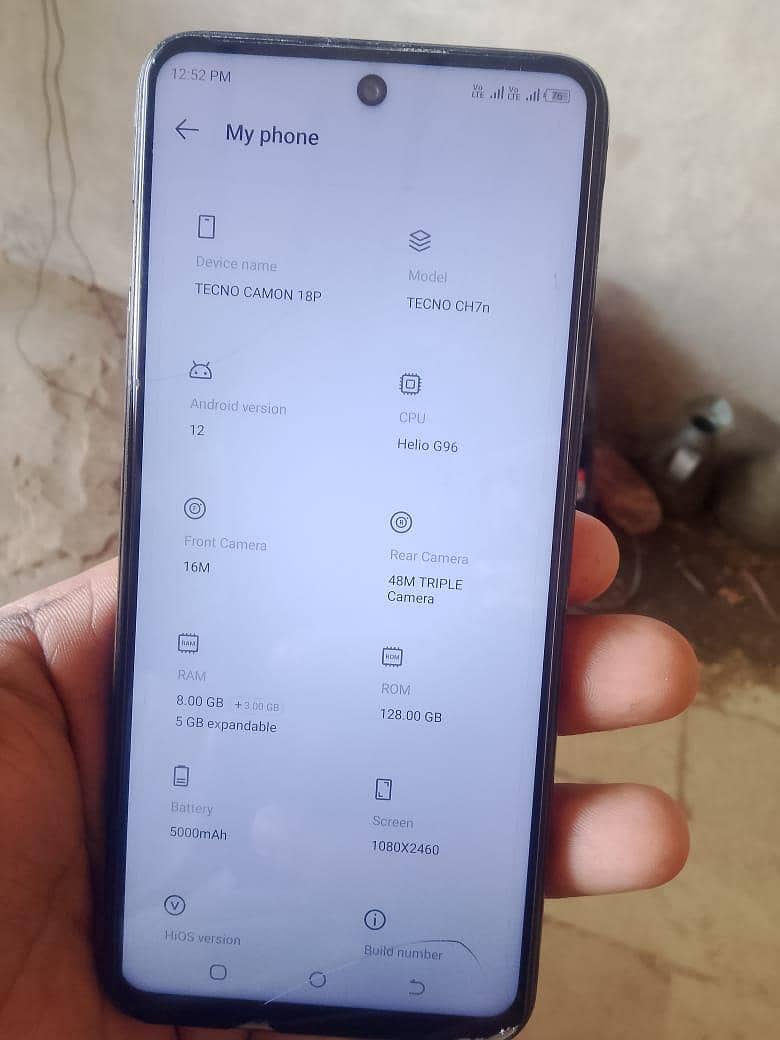 Tecno Camon 18P 1