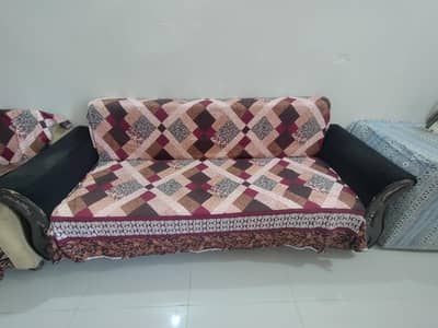 5 Seater Sofa Set & Sofa Cum Bed