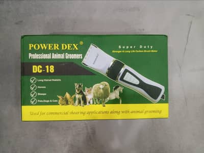 Zoofari DC-18 Professional Pet & Animal Grooming Trimmer
