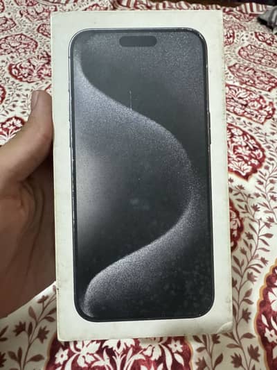 iPhone 15 Pro max non pta with Box 100% genuine one hand use