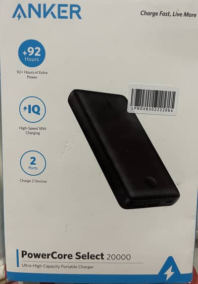 Anker Power Bank power Core 20000 mAH