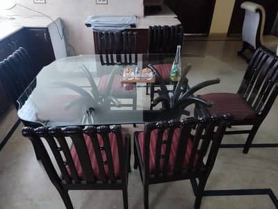 solid wood dining table