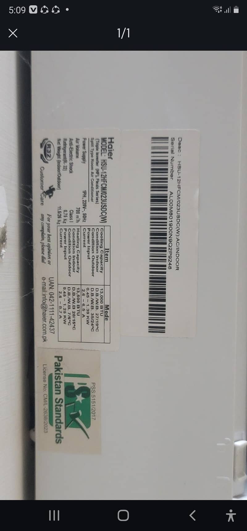 INVERTER SPLIT AC 2