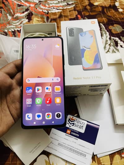 Redmi Note 11 Pro Complete Box Brand New Phone