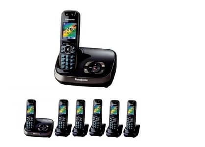 Ptcl Cordless Phone Plus intercome  Six PIce set  Rechargable