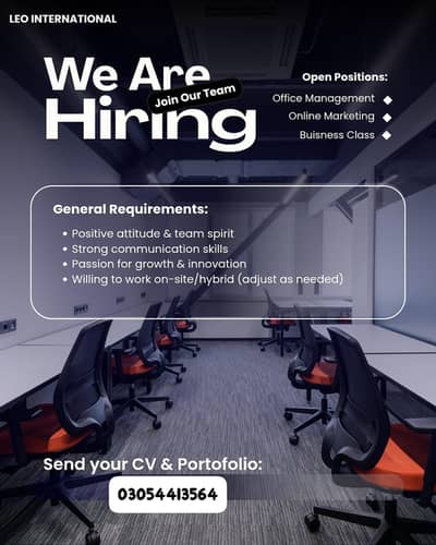PART TIME AND OFFICE WORK AVAILABLE FOR MALES AND FEMALES