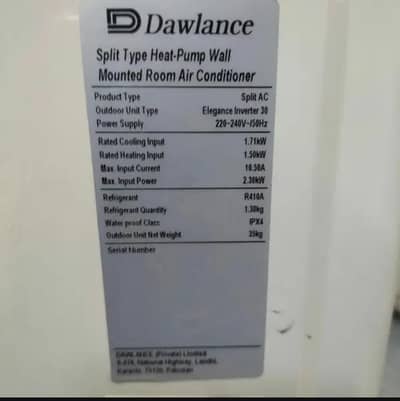 Dawlance elegance inverter