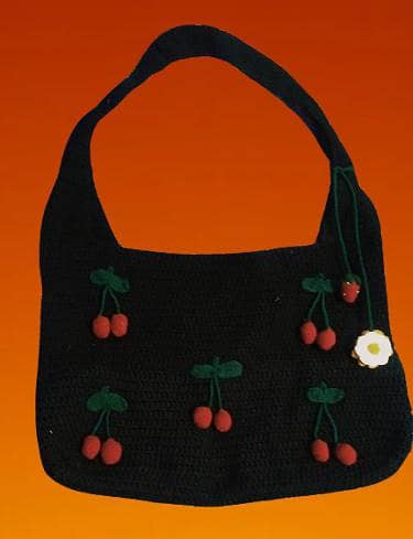 Handmade crochet tote bag