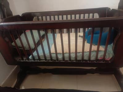 Tali Wood Baby Cot and Swing