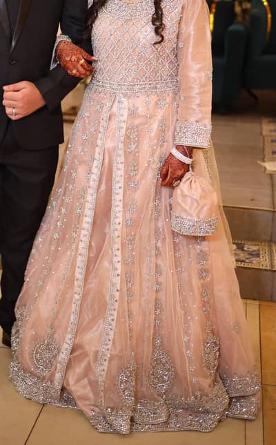 walima Maxi for sale light peach color hand made working So good look