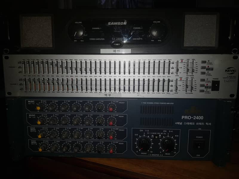Amplifier spekar Equalizer 19