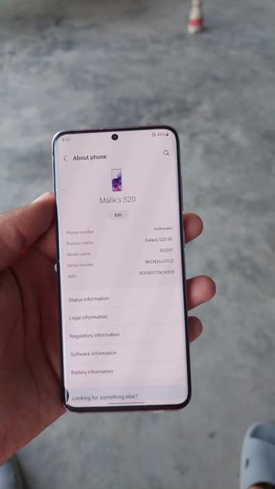 Samsung Mobile S20 sale or exchange
