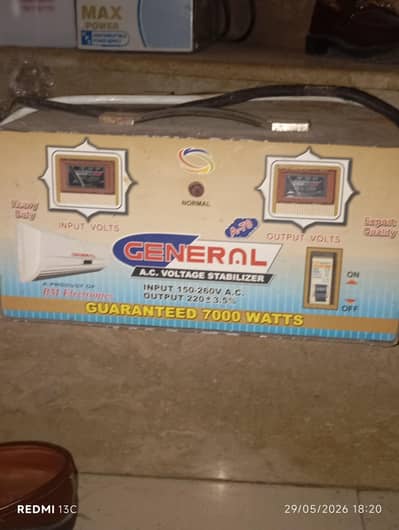 stabilizer 7000 Wats copper winding