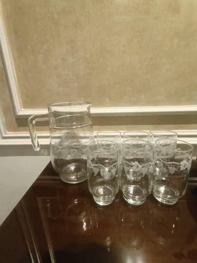 Glasses and jug set