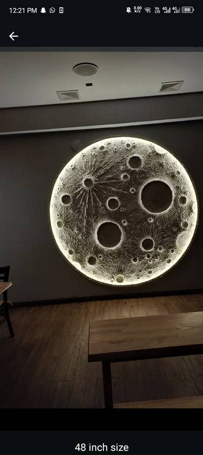 Moon clocks and moon Lamps