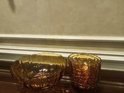 serving bowl with set