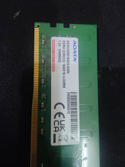 ADATA 16GB DDR4 3200MHz Desktop RAM