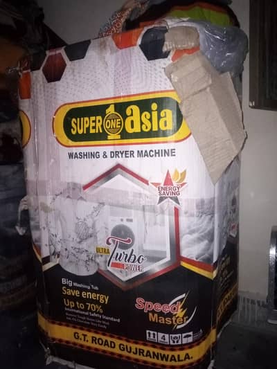 Super Asia Washing Machine & Dryer For Sale
