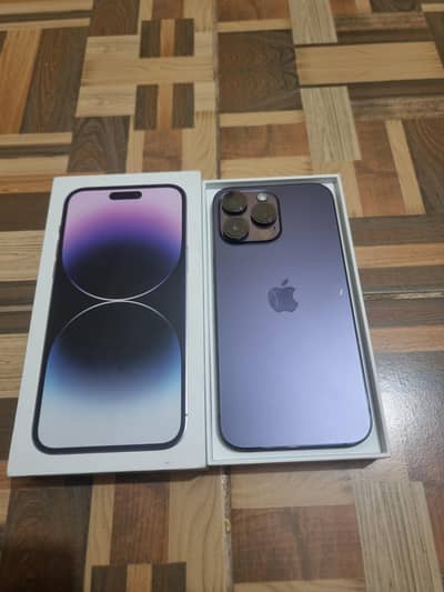 14 PRO MAX 256GB DUAL PYSICUAL PTA WITH BOX