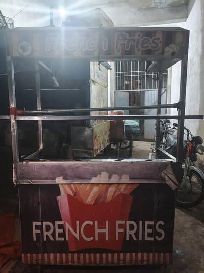 fries and burger counter