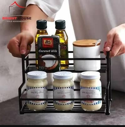 Smart Space-Saving Kitchen Organizer Rack (Premium Metal)