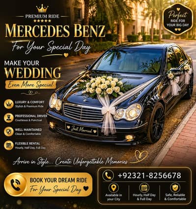 mercedes for rent in karachi.